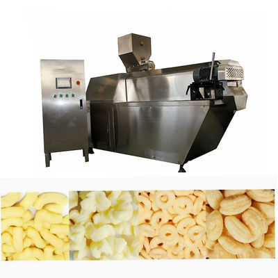 Máquina expulsando do alimento dobro automático do parafuso para petiscos do milho do cereal