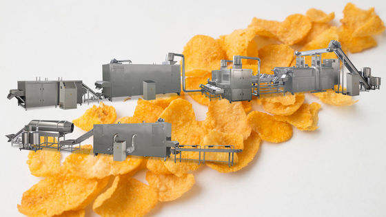 Flocos de milho do PLC SS 300kg/hr de Siemens que fazem a máquina