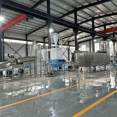 Extrusão 90kw que seca a linha de processamento do tempero para a nutrição do cão