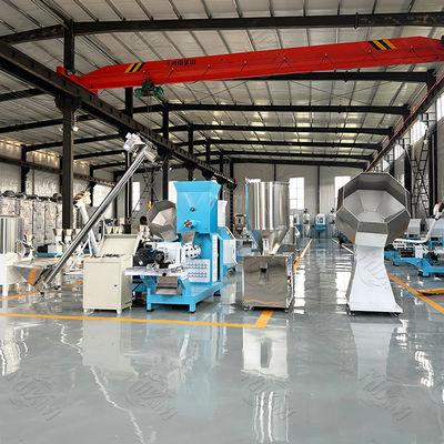 Linha de processamento de alimentos para animais de estimação profissional e acessível / máquina de fazer alimentos para cães