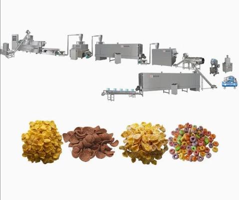 Máquina da extrusora do sopro do arroz do trigo da aveia equipada com a máquina de embalagem