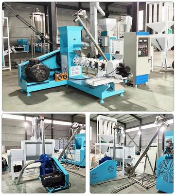 Máquina de extrusão de alimentos para animais de estimação Certificado CE Equipamento automático de extrusão de alimentos para animais