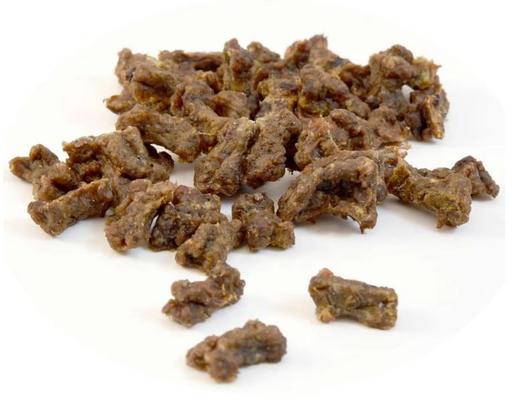 A carne de cão descasca a máquina espasmódica dos alimentos para animais de estimação das varas com auto sistema da bandeja