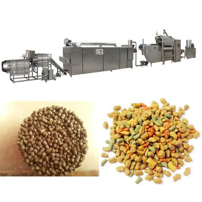 Pesque a linha de processamento de flutuação certificação da alimentação dos peixes da máquina da extrusora do CE/ISO