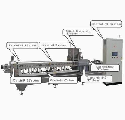 Máquina da extrusora do alimento do pó/linha de produção nutritivas saudáveis