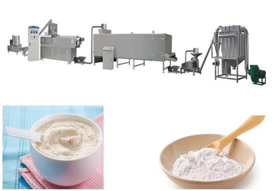 Máquina nutritiva totalmente automático da extrusora do alimento do pó, máquina da extrusora do arroz