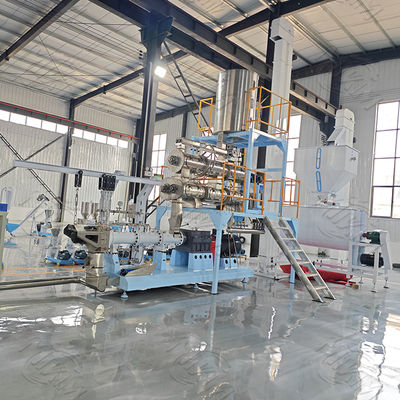 A máquina da extrusora do alimento de peixes do animal de estimação do motor alemão/a linha de processamento secas com CE aprovou