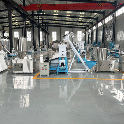 Máquina de processamento de ração animal seca em pellets de aço inoxidável 304 de 100-150Kg/H