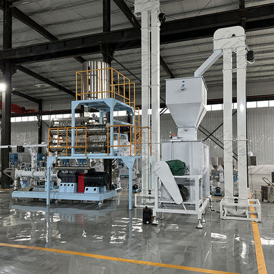 Equipamento de processamento seco do alimento para cães de duas toneladas/máquina expulsando de flutuação de alimento de peixes