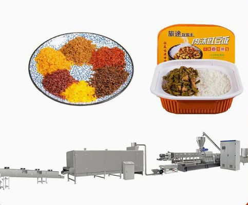 Linha expulsando da máquina da extrusora do alimento de petisco/arroz artificial com CE
