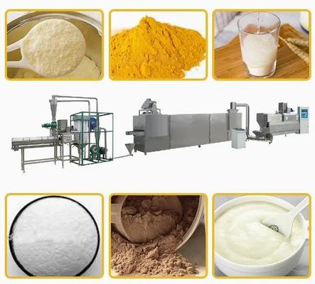Máquina totalmente automático da extrusora do feijão de soja do pó da nutrição do bebê