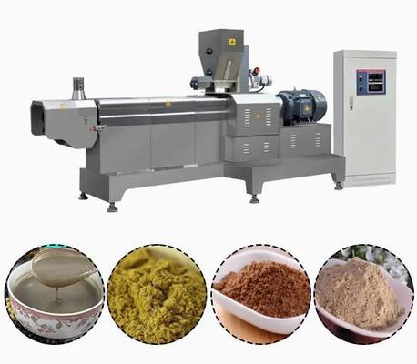 Máquina totalmente automático da extrusora do alimento do pó de bebê, máquina da extrusora do milho