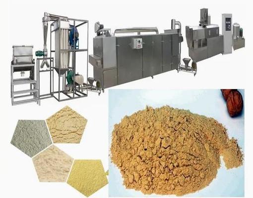 Máquina extrusora de alimentos de farinha de arroz com dupla rosca Equipamento de extrusão de alimentos 193kw