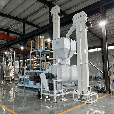 Equipamento seco da extrusora dos alimentos para animais de estimação do parafuso gêmeo de aço inoxidável para o cão, pássaros