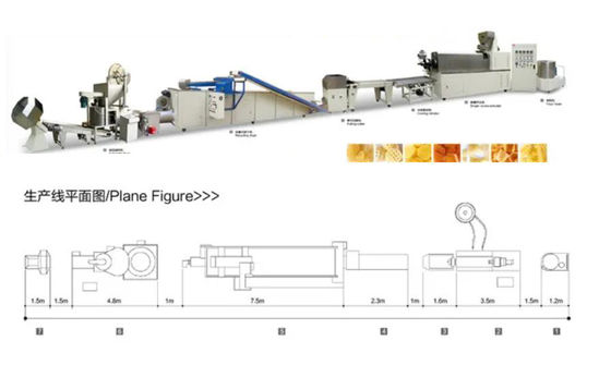 3D de alta qualidade granula a máquina do alimento/a máquina da extrusora alimento de petisco