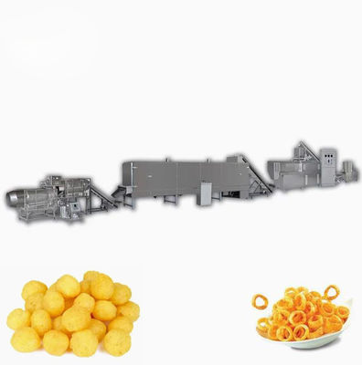 Máquina de fabricação de alimentos para lanches em 3D 200-260kg/H Triângulo Roung Tube Anel de Cebola