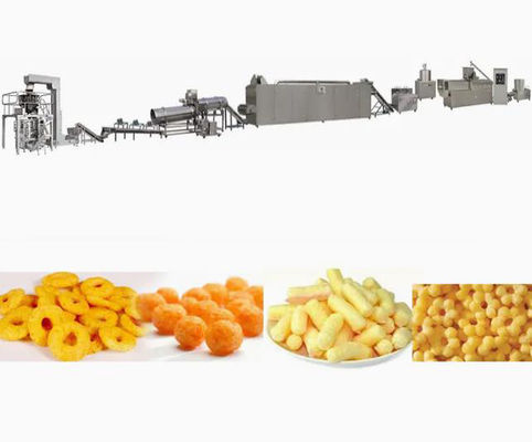 Máquina da extrusora do petisco da automatização, 3 pelotas Fryums do petisco de D que faz a máquina