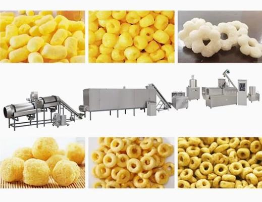 As microplaquetas friáveis do petisco/parafuso/Shell/fritaram a máquina da extrusora do petisco das pelotas