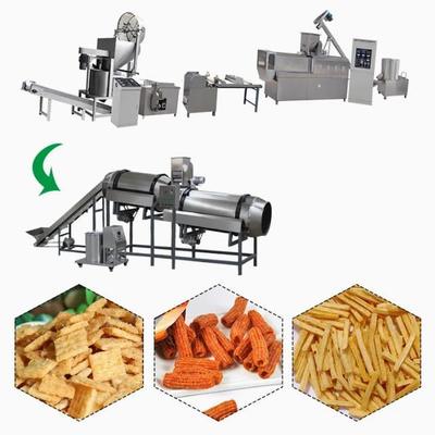 Padrão fritado automático do CE da maquinaria da pelota do petisco do alimento 3D da extrusão