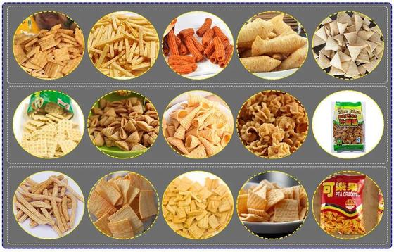 O CE ISO9001 aprovou 3D 2D Extruded que frita a linha da transformação de produtos alimentares do petisco