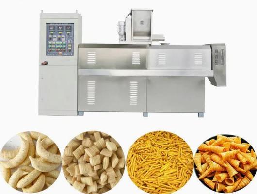 O CE ISO9001 aprovou 3D 2D Extruded que frita a linha da transformação de produtos alimentares do petisco