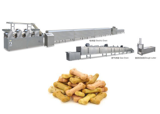 Amor de cachorrinho fácil comer a linha de processamento equipamento do biscoito de cão da fabricação de biscoitos do animal de estimação