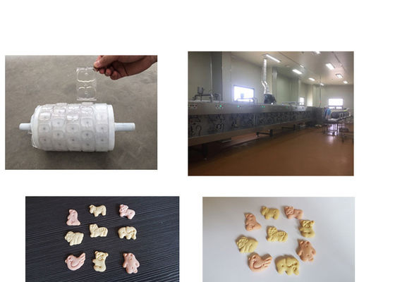 Máquina da fabricação de biscoitos do cão da vida completa, equipamento do alimento para cães dos cuidados dentários do animal de estimação