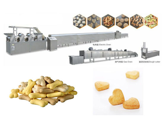 Cor feita sob encomenda da máquina material de aço inoxidável da fabricação de biscoitos do cão de baixo nível de ruído