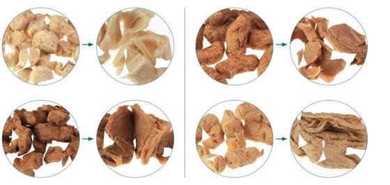 Máquina 120kg/h da extrusora da soja dos cereais de café da manhã, 500kg/h, 1ton/h