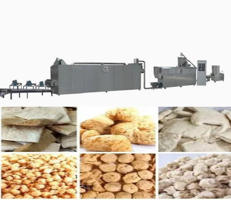 O grão de soja expulsa extrusora gêmea da máquina