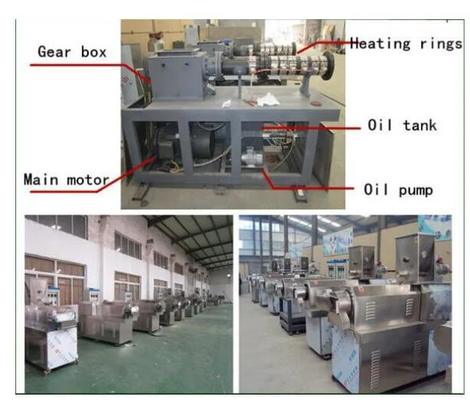 Máquina de aço inoxidável da extrusora da soja para a proteína isolada soja