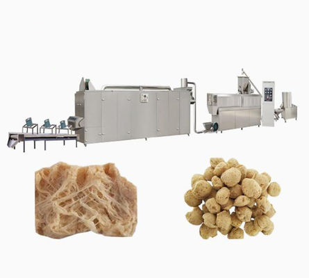 Linha Textured/da fibra vegetariano de petisco do alimento da extrusora de processo
