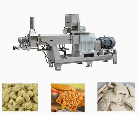 Linha Textured/da fibra vegetariano de petisco do alimento da extrusora de processo