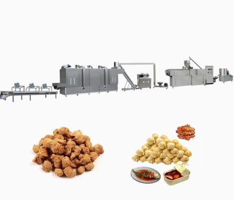 Linha de produção Textured da extrusora das pepitas da máquina/soja da extrusora da soja