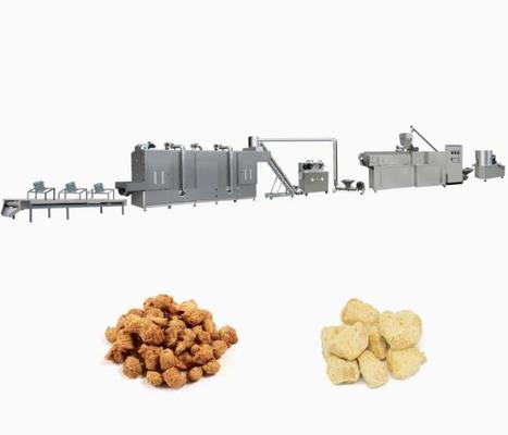 Linha de produção Textured da extrusora das pepitas da máquina/soja da extrusora da soja