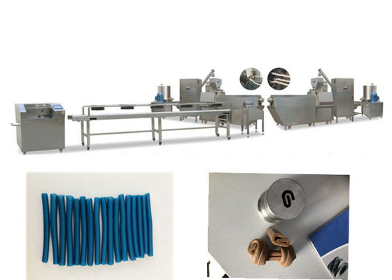 Linha da extrusora do deleite do equipamento/animal de estimação de fabricação dos alimentos para animais de estimação dos petiscos do cão