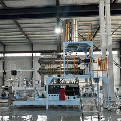 Pesque a linha de processamento de flutuação certificação da alimentação dos peixes da máquina da extrusora do CE/ISO