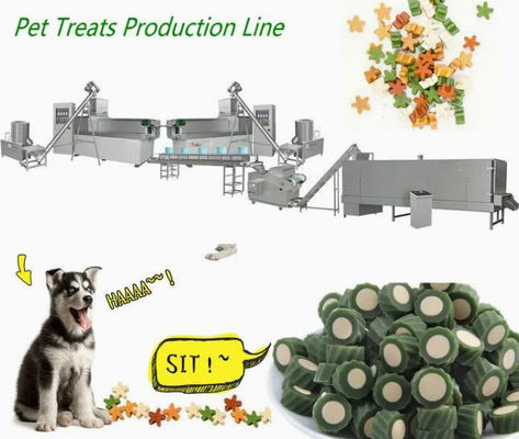 O animal de estimação 100KW de aço inoxidável mastiga a linha de produção para os dentes de cães
