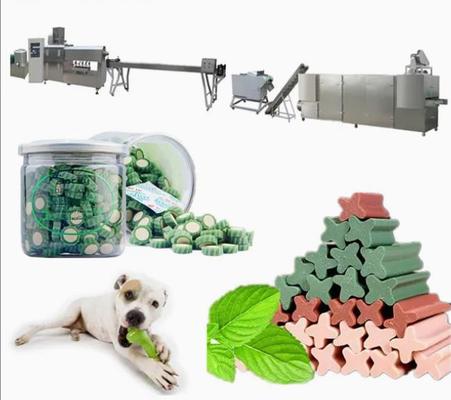 O vário cão da máquina do deleite do animal de estimação das formas mastiga a extrusora do equipamento da transformação de produtos alimentares do petisco