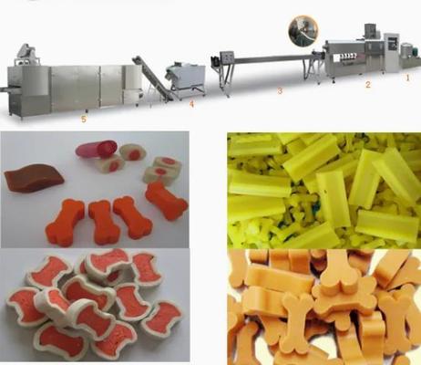 O animal de estimação 100KW mastiga a linha de produção para a saúde dos dentes de cães