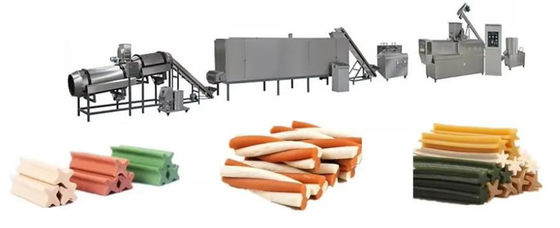 Extrusora de aço inoxidável da pastilha elástica da máquina do deleite do animal de estimação