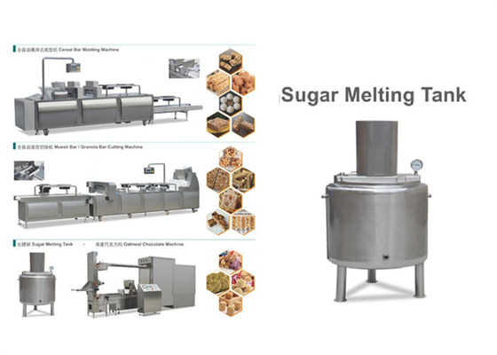 Máquina 300~500kg do bolo de arrozes tufados pelo tela táctil 2017 de Siemens da capacidade da hora