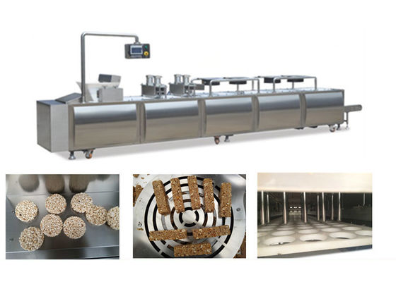 Pavimente a barra que forma do controle automático pequeno do PLC da máquina o compressor ajustável de aço inoxidável da grão
