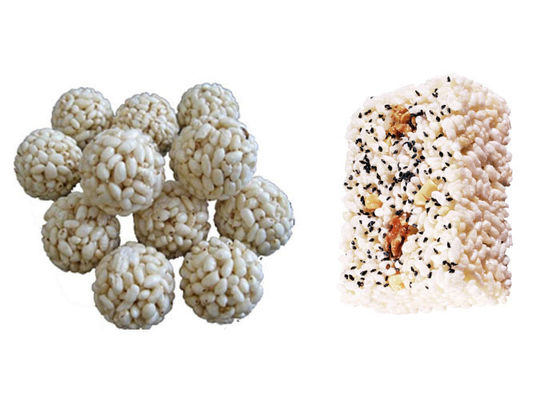 Bola do cereal DRC-65 que faz a máquina com PLC de Siemens e tela táctil