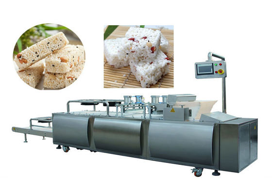 Soprado/cozeu a barra do cereal que forma o manual inglês da versão da máquina