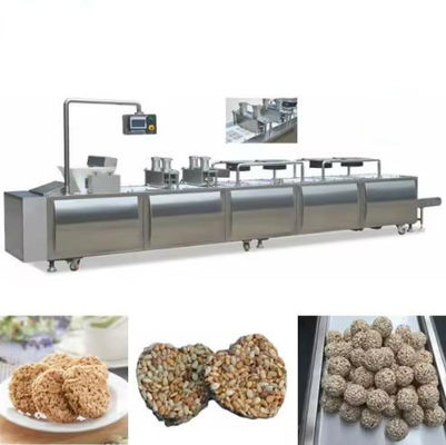 Barra frágil do cereal do amendoim que formam e máquina de corte controlada pelo PLC de Siemens