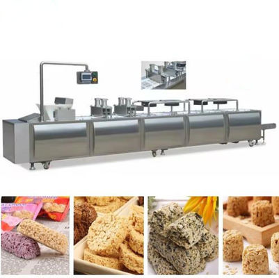 Barra frágil do cereal do amendoim que formam e máquina de corte controlada pelo PLC de Siemens