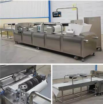 Linha de aço inoxidável da transformação de produtos alimentares do petisco da barra do cereal, barra de energia que faz a máquina