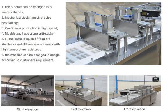 Máquina automática completa da barra de Granola, barra do cereal/barra do cereal que faz a máquina