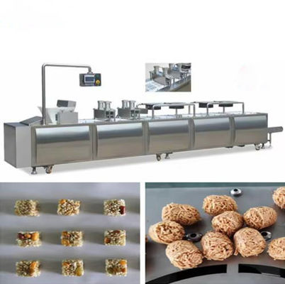 Barra estalada do arroz que forma a máquina/a linha de processamento com forma retangular